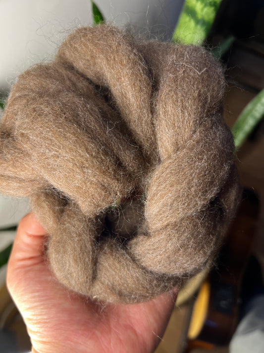 Romeldale CVM / Alpaca Blend Roving