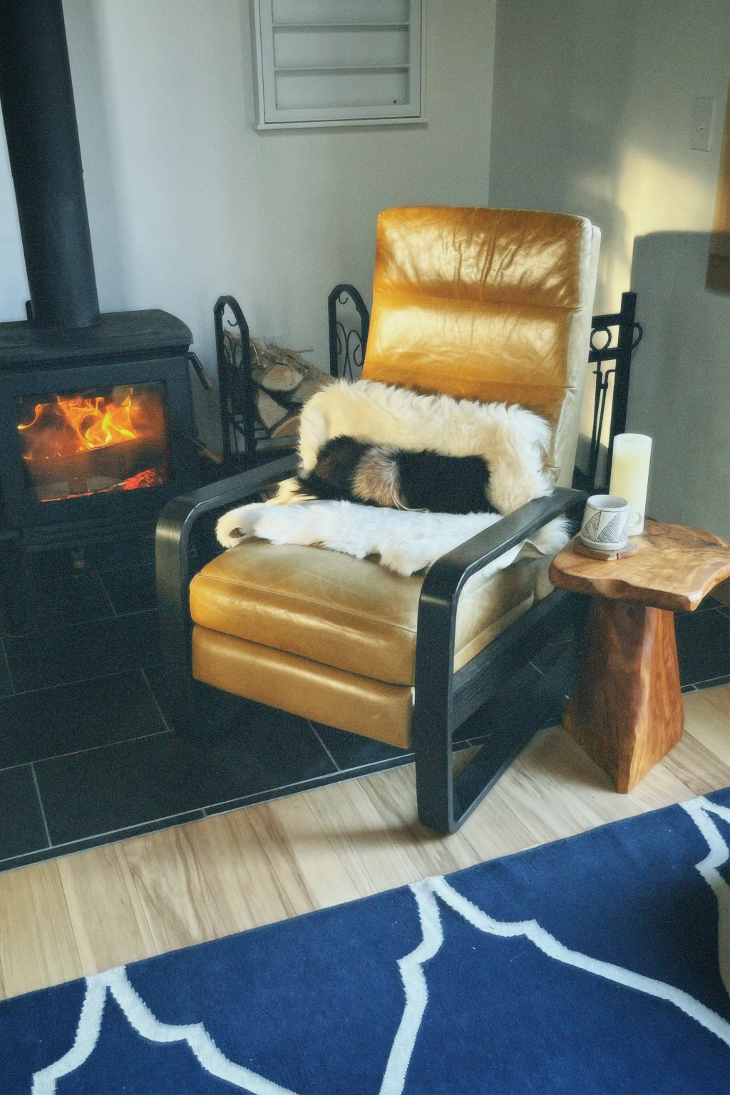 Small Goat Hide Pillow